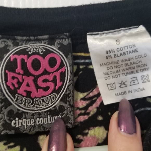 SOLD Too Fast footie pajama onesie - Picture 4 of 4